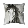 Begin Home Decor 26 x 26 in. Beautiful Wild Horse-Double Sided Print Indoor Pillow 5541-2626-AN250